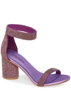 Jeffery Campbell Purple Lindsay Sparkle Heels